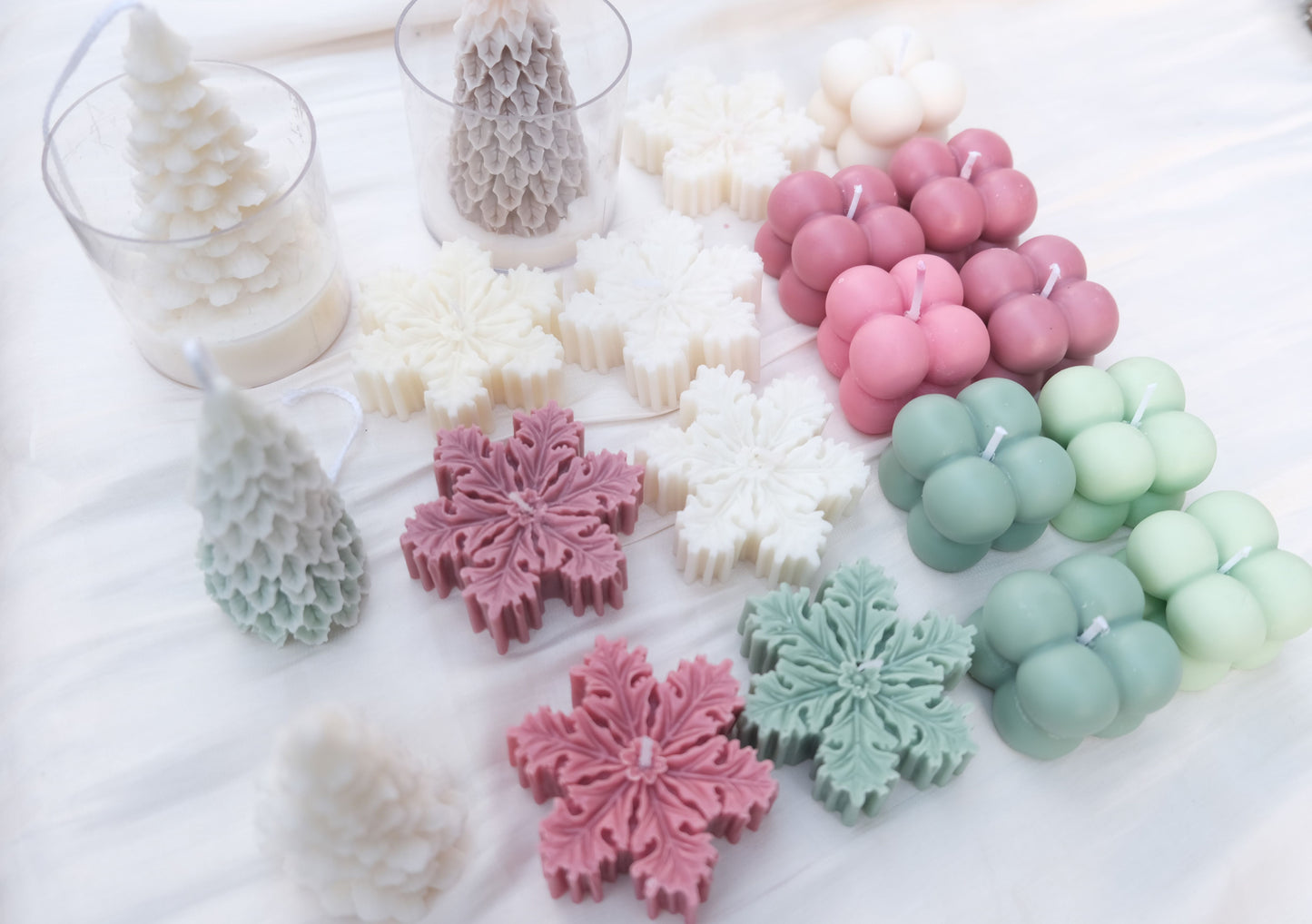 Bubble Cube Candle