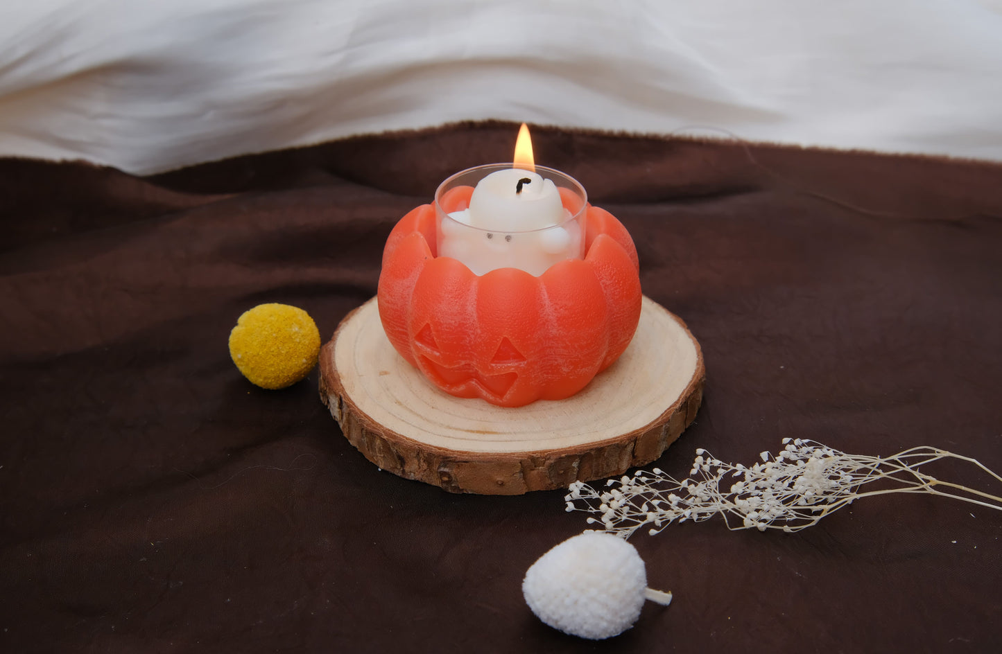 Pumpkin Candle Holder