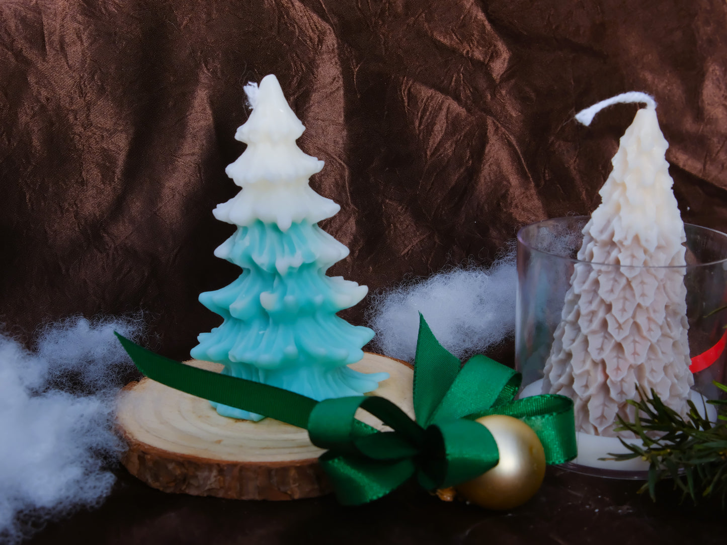 Christmas Tree Candle in Pot